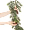 Branche de pin décorative, guirlande artificielle pour compositions hivernales, 190 cm | Floristik24.be
