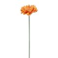 Floristik24 Fleurs artificielles Gerbera Orange 45cm
