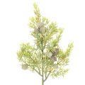 Floristik24 Branche de conifère artificielle avec cônes, 39 cm, lot de 4.