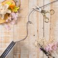 Ruban/cordon rayé pour cadeaux, idéal pour la décoration créative, 3 mm d'épaisseur, 20 m de long. | Floristik24.be
