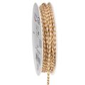Floristik24 Ruban cadeau, cordon bicolore, 3 mm, 20 m