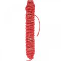 Floristik24 Cordon feutre cordon vintage pour travaux manuels rouge 30m