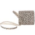 Floristik24 Ruban cadeau imprimé léopard pour décoration créative, ruban frisé 10 mm 100 m