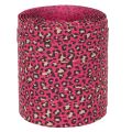Ruban décoratif, motif léopard, rose, ruban frisé pour emballage cadeau et loisirs créatifs, 10 mm, 100 m | Floristik24.be