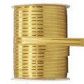 Floristik24 Ruban de curling ruban cadeau or avec rayures dorées 10mm 250m