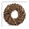 Couronne en brindilles naturelles, couronne ronde en rotin pour loisirs créatifs, 35 cm | Floristik24.be