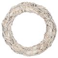 Floristik24 Couronne de brindilles rondes pour loisirs créatifs et décoration, couronne de porte 50 cm