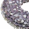 Floristik24 Couronne de coquillages, coquillages naturels, chippy violet, couronne de mer Ø40cm