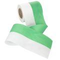 Ruban moiré vert et blanc pour couronne, 100 mm x 25 m - ruban national, bordure en taffetas, ruban à nœud, ruban décoratif | Floristik24.be