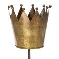 Floristik24 Couronne décorative sur bâtonnet, décoration vintage pour plantes en pot, 73 cm