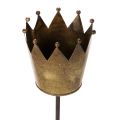 Couronne décorative sur bâtonnet, décoration vintage pour plantes en pot, 73 cm | Floristik24.be