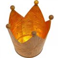 Photophore couronne rouille