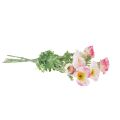 Floristik24 Coquelicots Artificiels Fleurs Décoratives en Soie Rose 42cm 4pcs