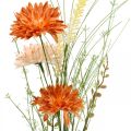 Floristik24 Fleurs artificielles des prairies Fleurs artificielles oranges au Pick déco d&#39;été