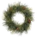 Floristik24 Couronne artificielle de branches de pin avec pommes de pin 60 cm