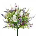 Floristik24 Bouquet artificiel, décoration de table, fleurs en soie, bouquet printanier coloré