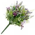 Floristik24 Bouquet artificiel, décoration de table, fleurs en soie, bouquet printanier coloré