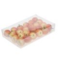 Floristik24 Pommes de fruits artificielles Cox 3,5cm 24pcs