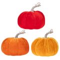 Citrouille en tissu pour décoration de table, décoration d'automne, 13 cm, lot de 3 | Floristik24.be