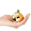 Figurine de citrouille décorative, 6 cm, lot de 2, idéale pour une décoration d'automne amusante. | Floristik24.be