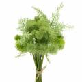 Floristik24 Boule de chardon en bouquet vert artificiel assorti 34cm 10pcs