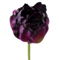 Floristik24 Tulipes artificielles en violet et vert 84cm - 85cm 3P