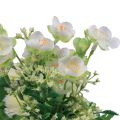 Floristik24 Fleurs artificielles décoration bouquet de fleurs artificielles Jasmin Bellis artificiel 30cm