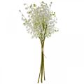 Floristik24 Fleurs artificielles, muguet artificiel décoration blanc 38cm 5pcs