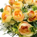 Floristik24 Fleurs artificielles déco bouquet renoncule artificielle jaune 32cm