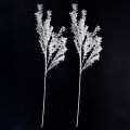 Branche artificielle décorative givrée, décoration d'hiver blanche 78 cm, 2 pièces | Floristik24.be