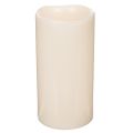 Floristik24 Grande bougie LED à piles avec minuterie, blanc chaud, pour extérieur, 25 cm