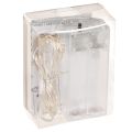 Guirlande lumineuse LED pour intérieur, à piles, blanc chaud, 30 LED, 3 m, lot de 6 | Floristik24.be