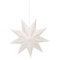 Décoration LED étoile de Noël à suspendre, blanc chaud, intérieur, 38 cm | Floristik24.be