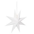 Floristik24 Étoile suspendue LED avec minuterie, blanc chaud, extérieur, 38 cm