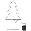 Sapin de Noël LED, fonctionne sur piles, décoration de table intérieure, 47 cm | Floristik24.be