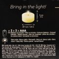 Bougie chauffe-plat LED, blanc