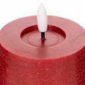 Bougie pilier LED en cire