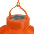 Lampion LED avec solaire 20cm orange | Floristik24.be
