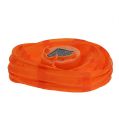 Lampion LED avec solaire 20cm orange | Floristik24.be