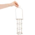 Lanterne de jardin, lampe à vent en métal Ø8,5 cm H23/18,5/14,5 cm, lot de 3 | Floristik24.be