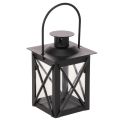 Floristik24 Lanterne noire avec anse pour bougie chauffe-plat, 16 cm, lot de 2