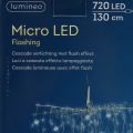 Floristik24 Cascade lumineuse Micro-LED blanc froid 720 H130cm