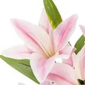 Lys artificiel, fleur à tige, décoration, 68 cm, lot de 3 | Floristik24.be