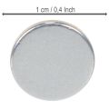 Disque magnétique rond pour bougeoirs et plateaux métalliques, 1 cm, lot de 20 | Floristik24.be