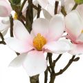 Floristik24 Branches de magnolia artificielles Fleurs artificielles roses H40cm 4pcs en bouquet