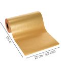 Rouleau de papier pour manchettes, or/rouge, 25 cm x 100 m, fournitures pour fleuristes | Floristik24.be