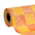 Floristik24 Papier manchette jaune-orange 25cm 100m