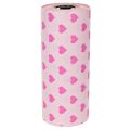Papier manchette à motif cœur, rose, 25 cm, 100 m | Floristik24.be