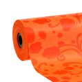 Floristik24 Papier manchette orange avec motif 25cm 100m