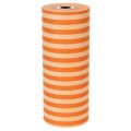 Rouleau de papier à manchettes, à rayures orange, 25 cm x 100 m | Floristik24.be